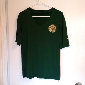 Jagermeister size L green women's shirt